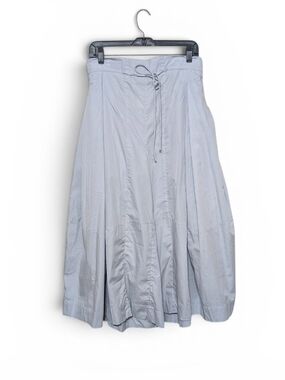 Free People NWT Wide Leg Palazzo Pants Drawstring Paperbag Waist Gray Dawn
